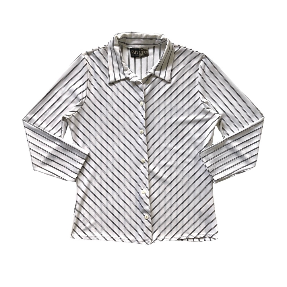 Vintage 90s Office Siren Semi Sheer Button Down 💻